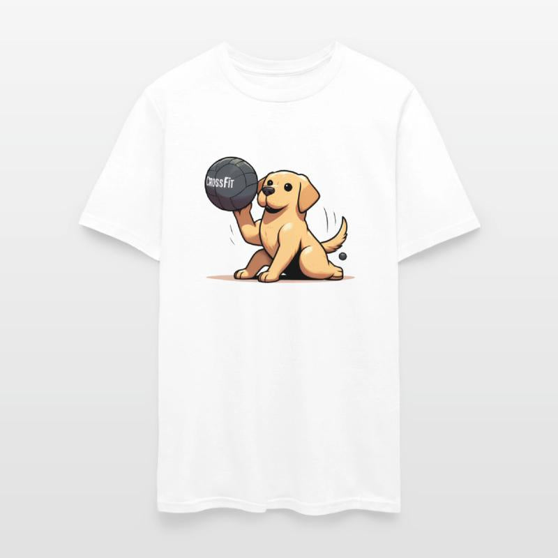 Golden Retriever CrossFit: Wall Ball Wonders