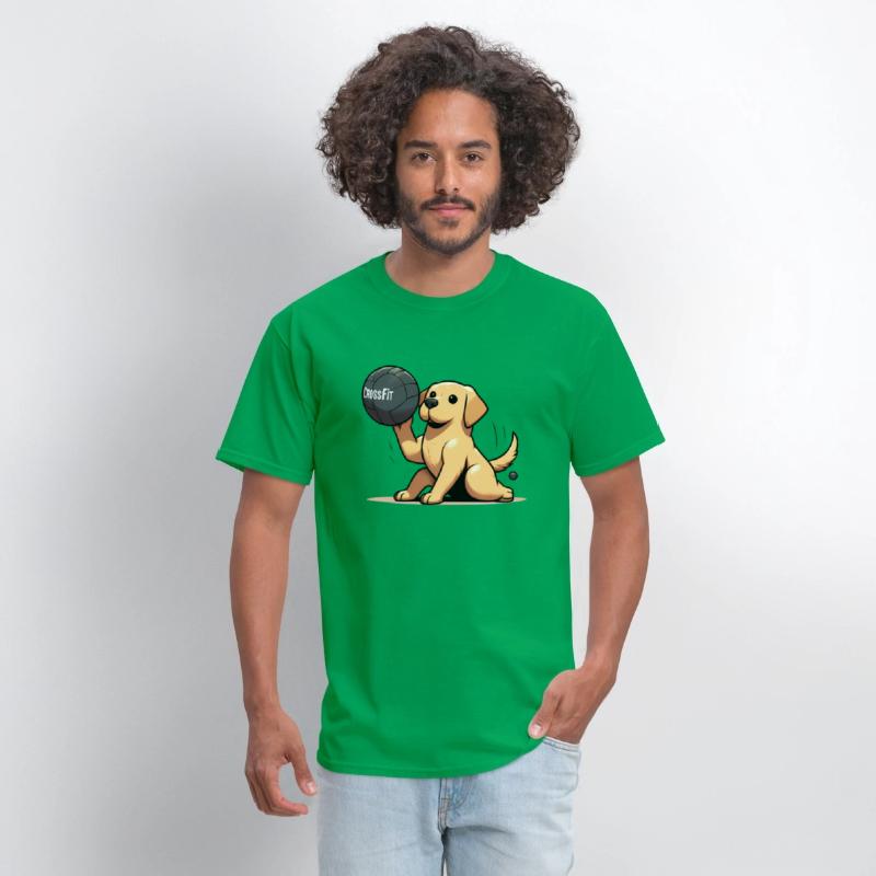 Golden Retriever CrossFit: Wall Ball Wonders
