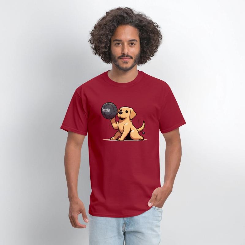 Golden Retriever CrossFit: Wall Ball Wonders