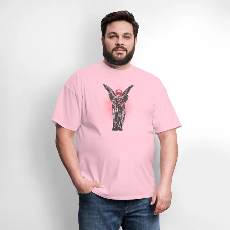 Gothic Angel Wings Tee, Unisex Cotton T-Shirt