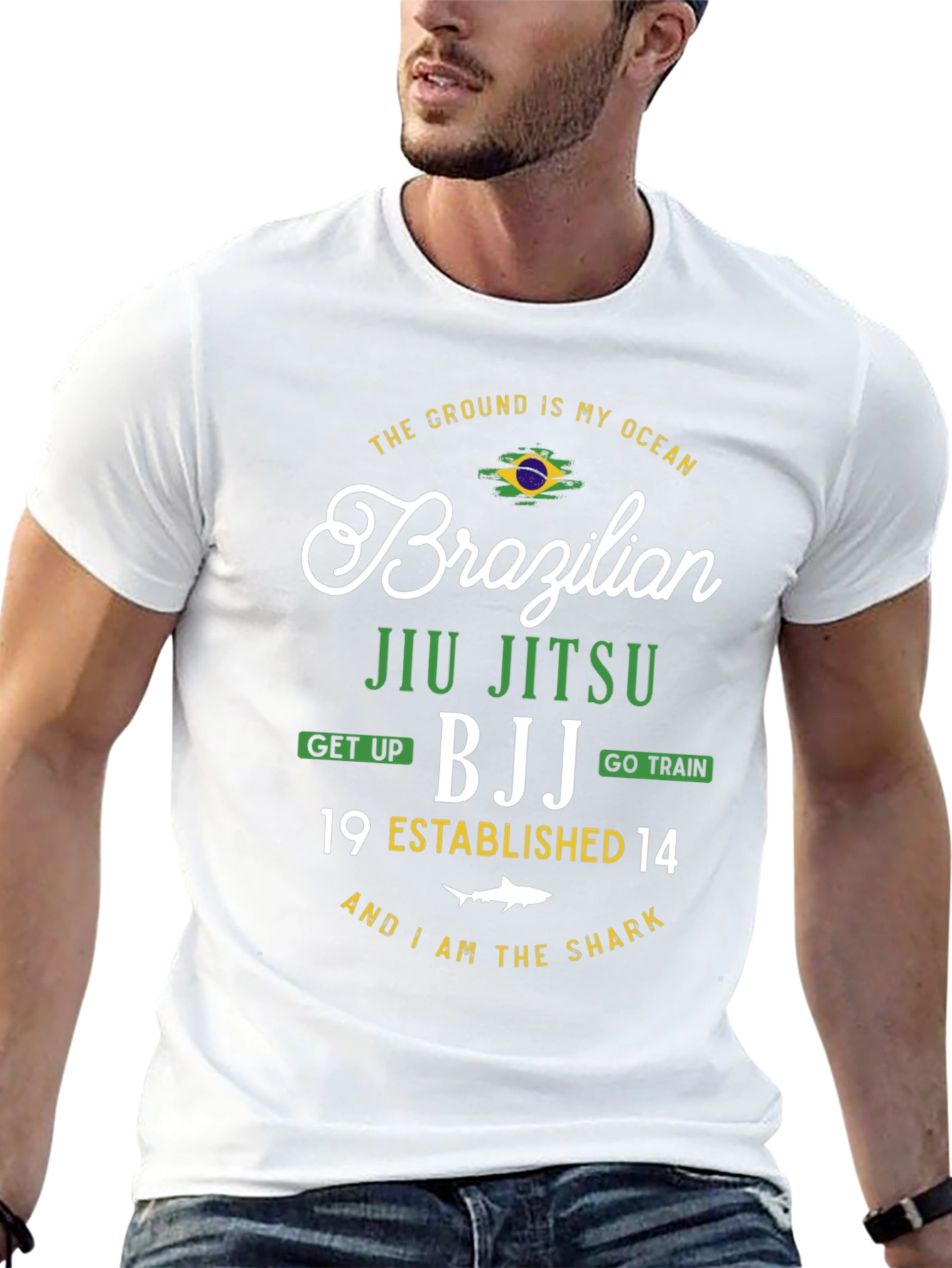 Brazilian Jiu Jitsu BJJ Black T-Shirt