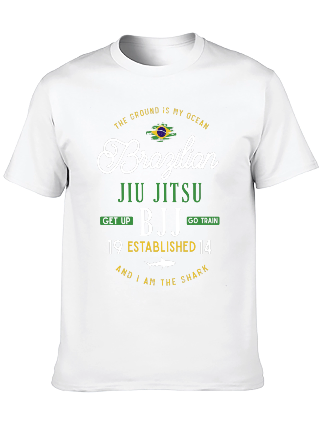 Brazilian Jiu Jitsu BJJ Black T-Shirt