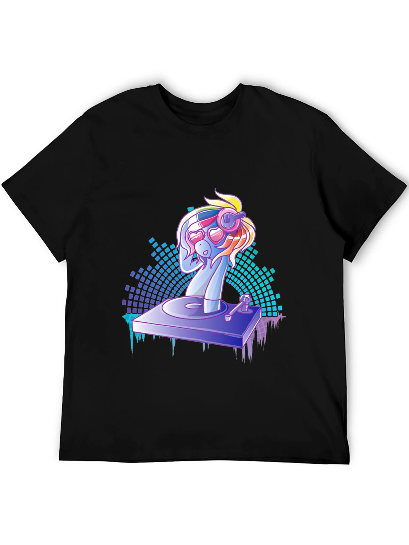 DJ Pony Graphic Tee - Party Vibes