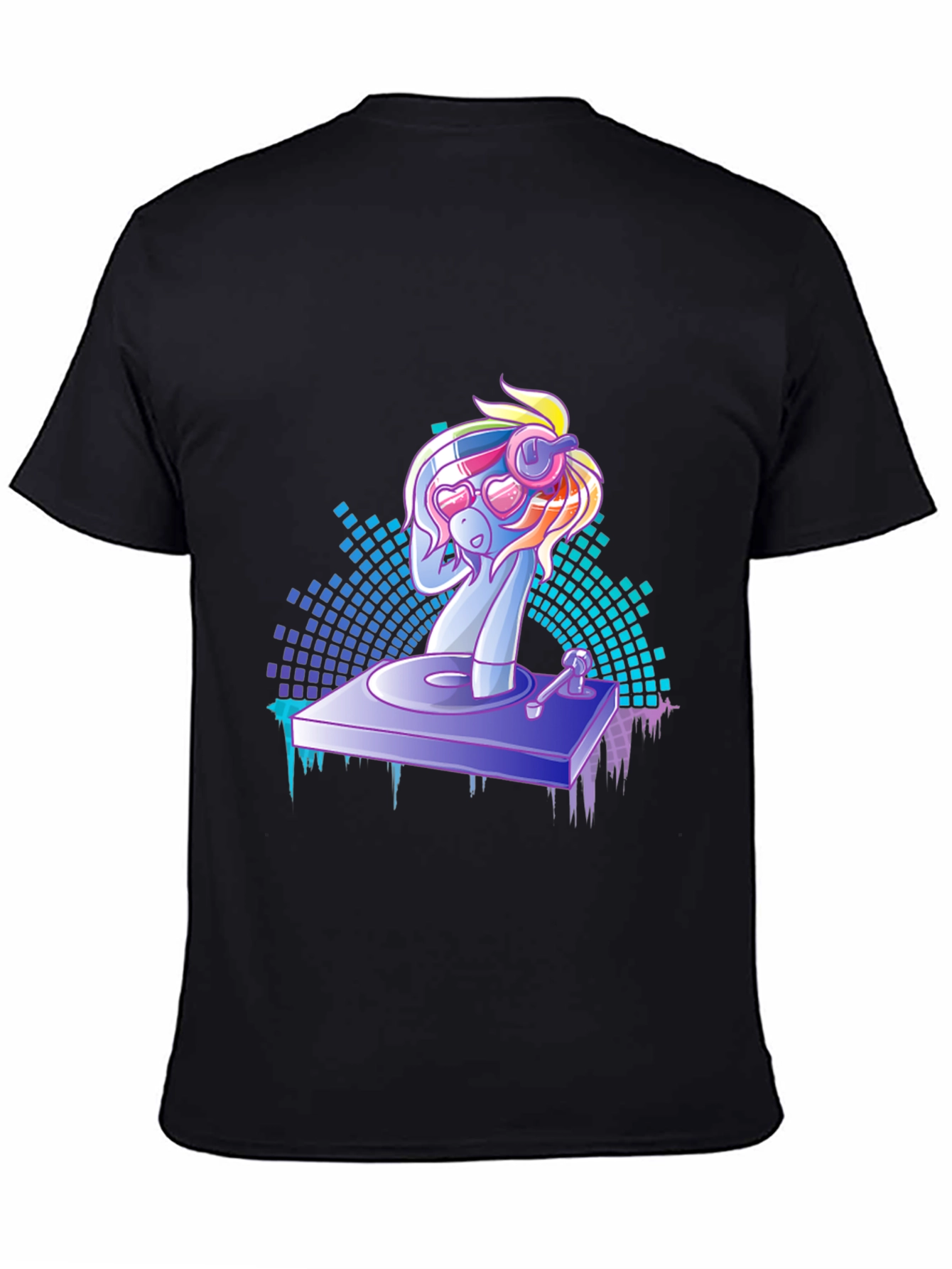 DJ Pony Graphic Tee - Party Vibes