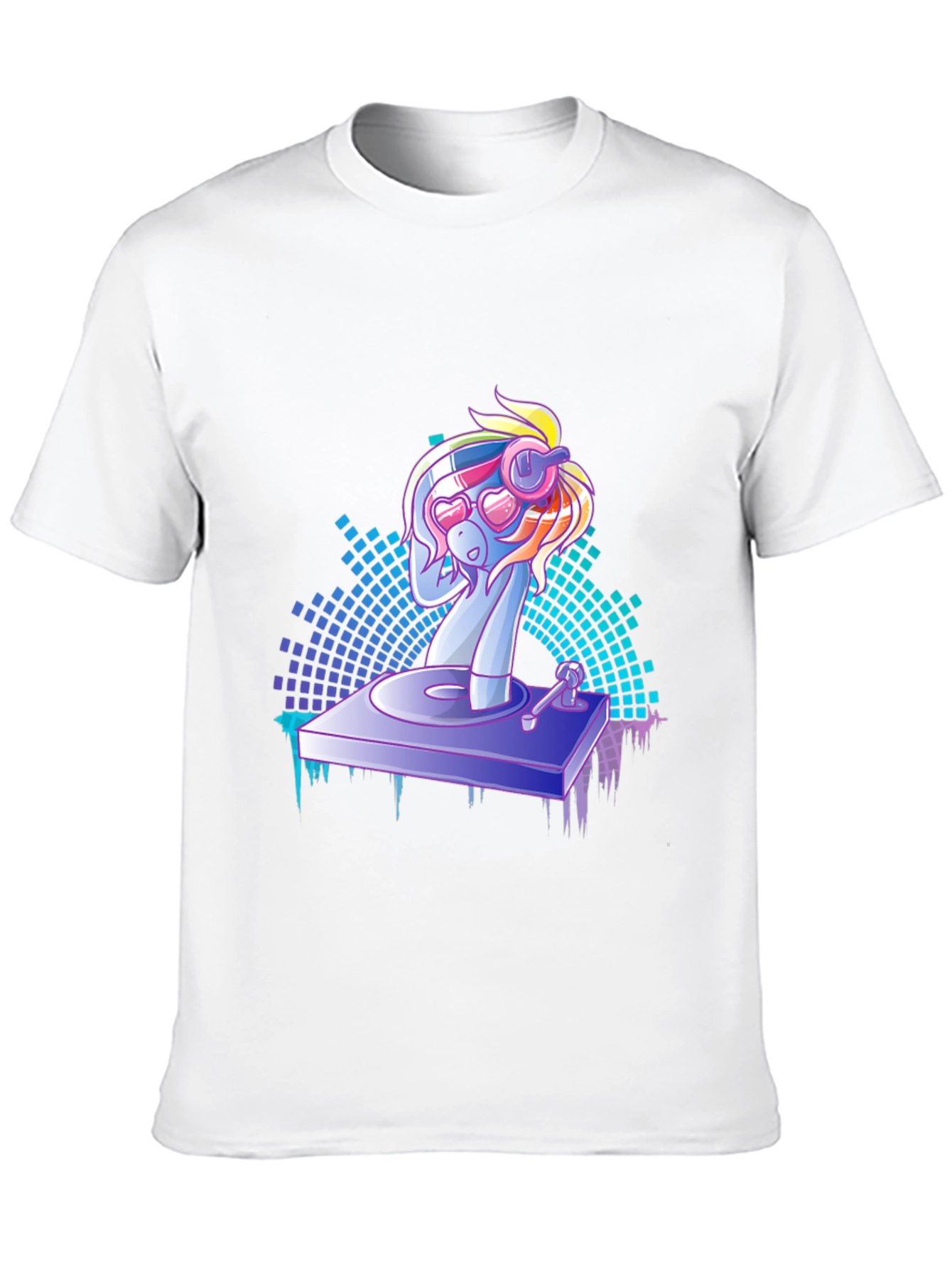 DJ Pony Graphic Tee - Party Vibes