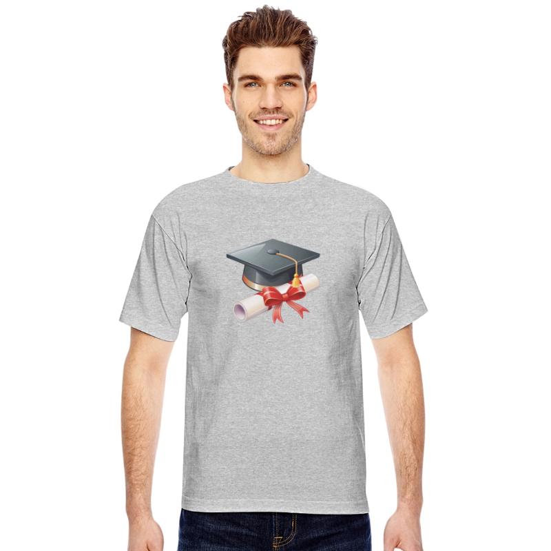 Graduation cap with diploma