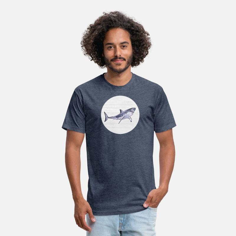 Great white shark Watercolor Drawing