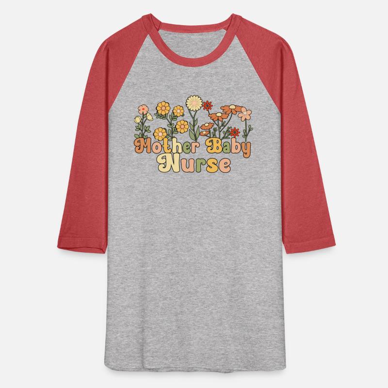 Groovy Mother Baby Nurse Flowers Postpum