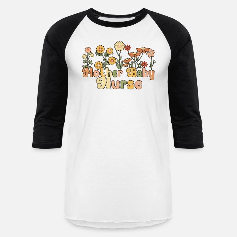 Groovy Mother Baby Nurse Flowers Postpum