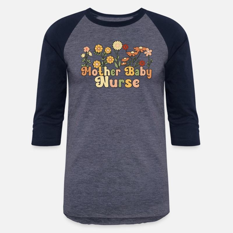 Groovy Mother Baby Nurse Flowers Postpum