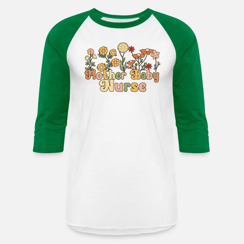 Groovy Mother Baby Nurse Flowers Postpum