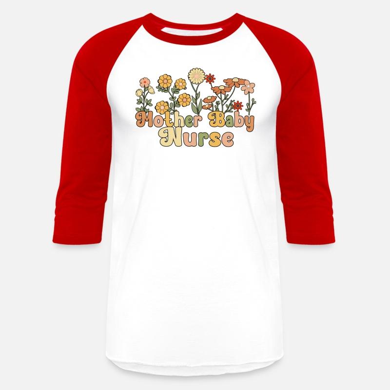 Groovy Mother Baby Nurse Flowers Postpum
