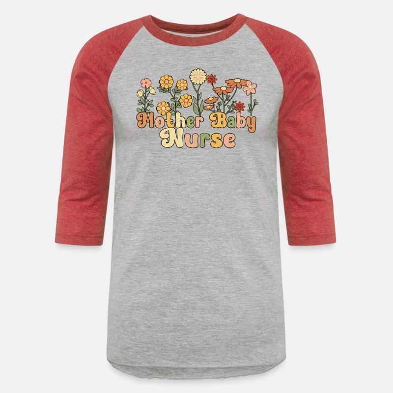 Groovy Mother Baby Nurse Flowers Postpum