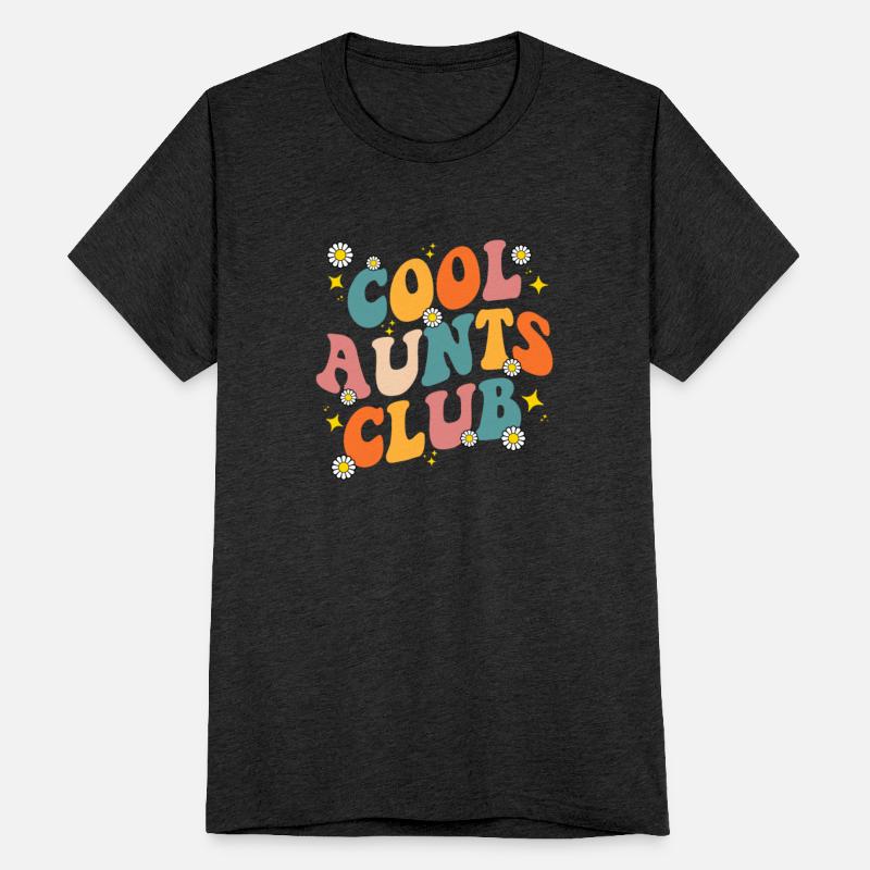 Groovy Retro Hippie 60s 70s Back Print Cool Aunts