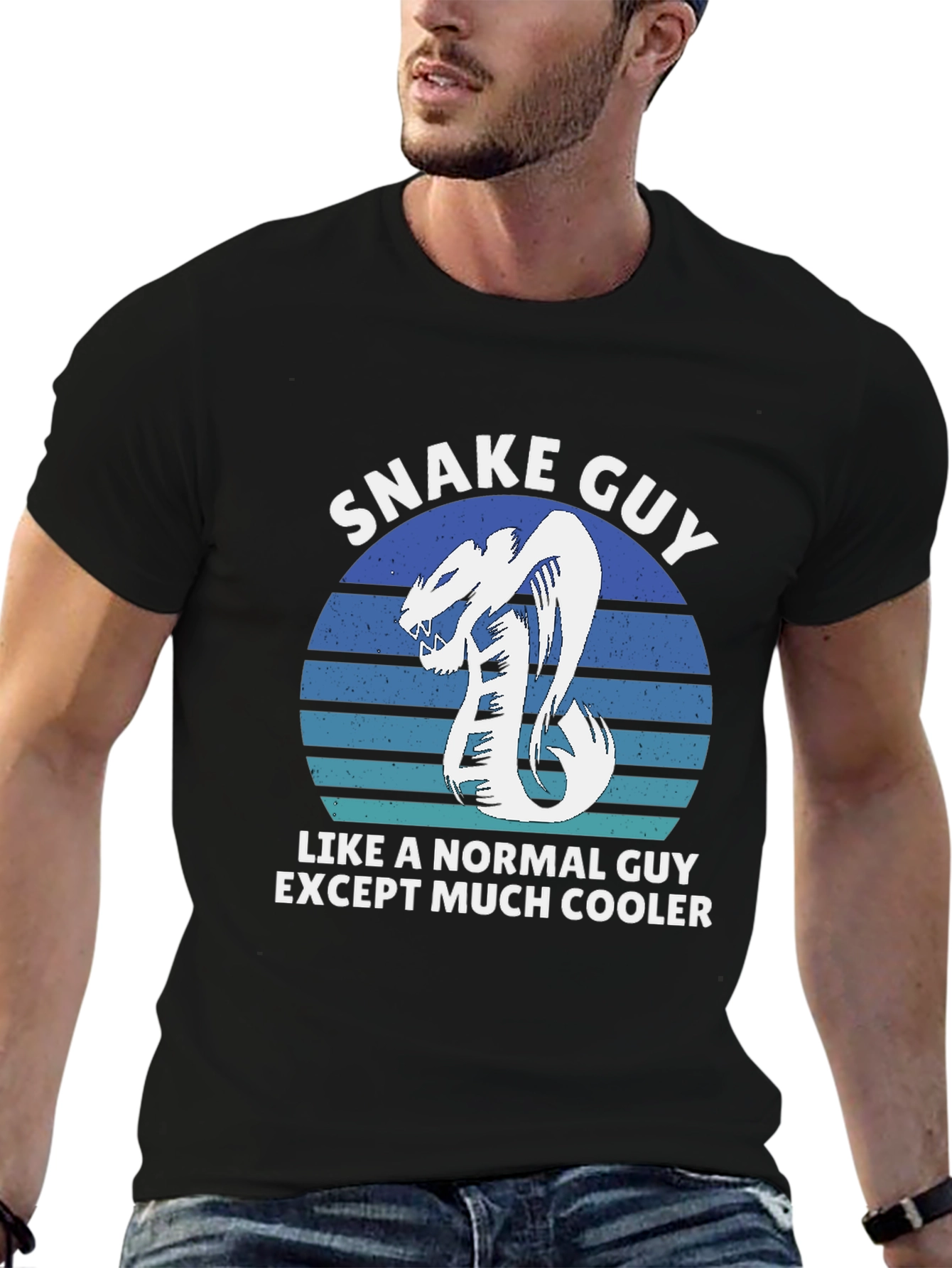 Snake Guy T-Shirt - Much Cooler Than Normal