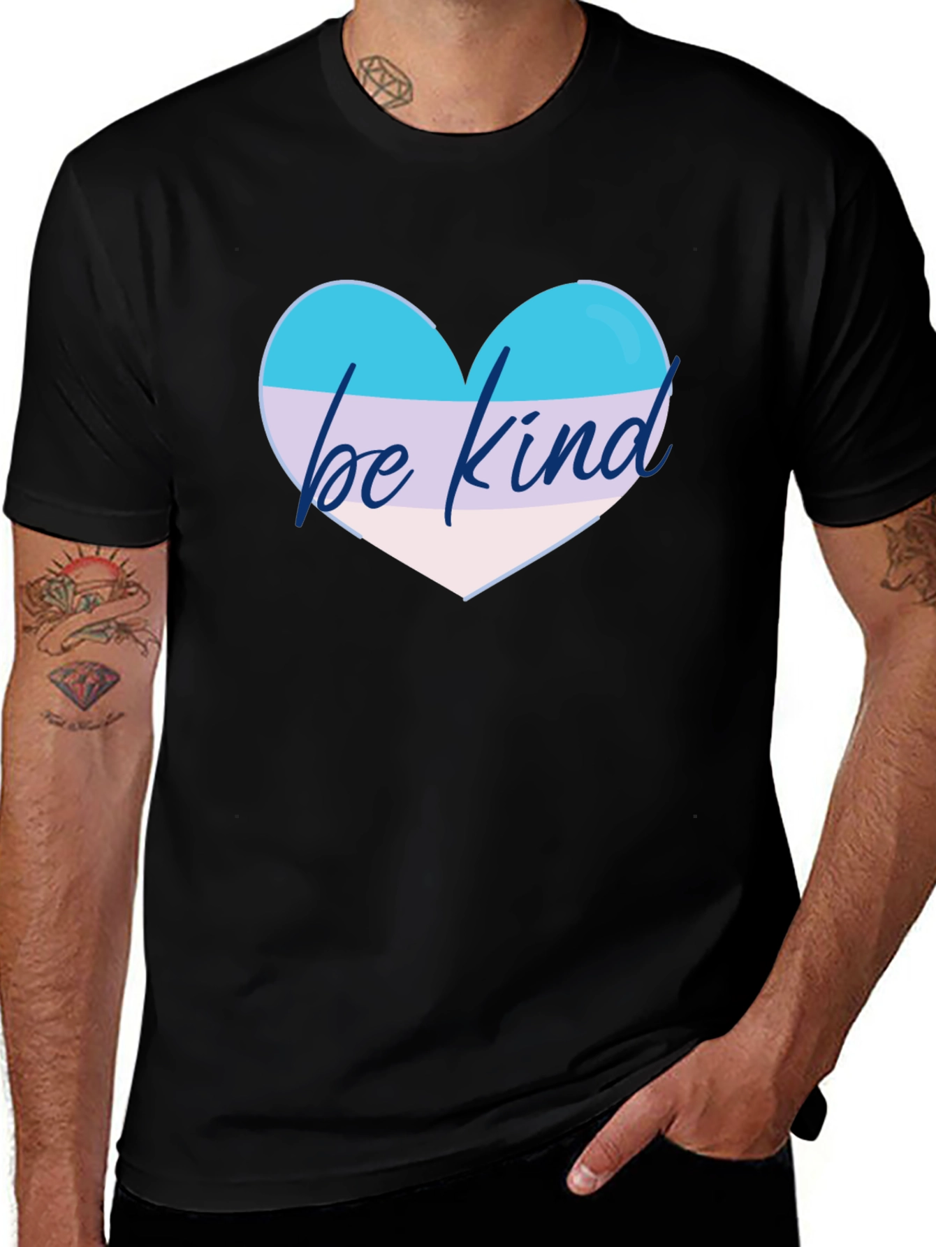 Be Kind Heart T-Shirt - Graphic Tee