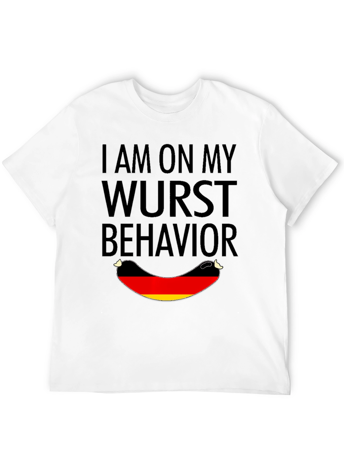 Wurst Behavior T-Shirt - Funny German Sausage Tee