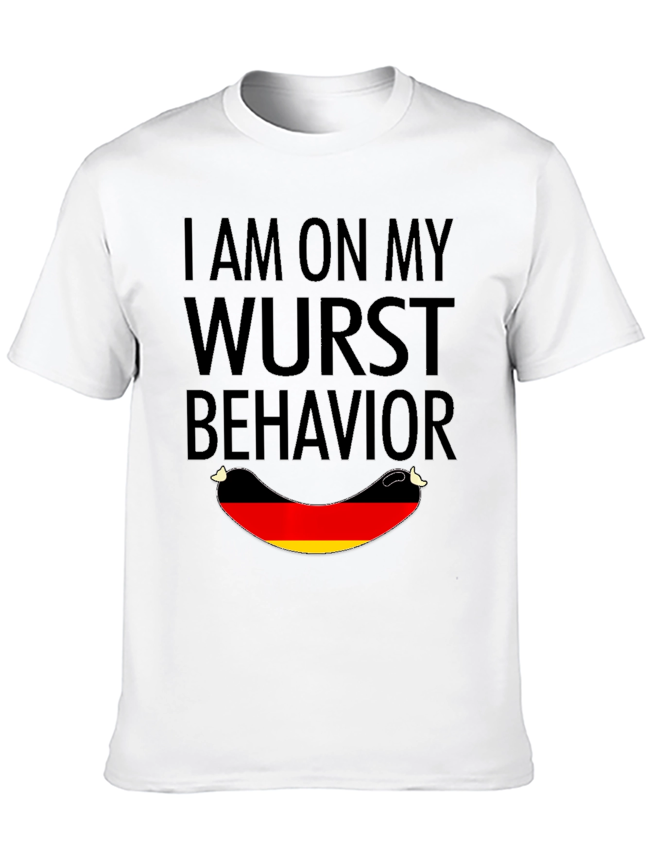 Wurst Behavior T-Shirt - Funny German Sausage Tee