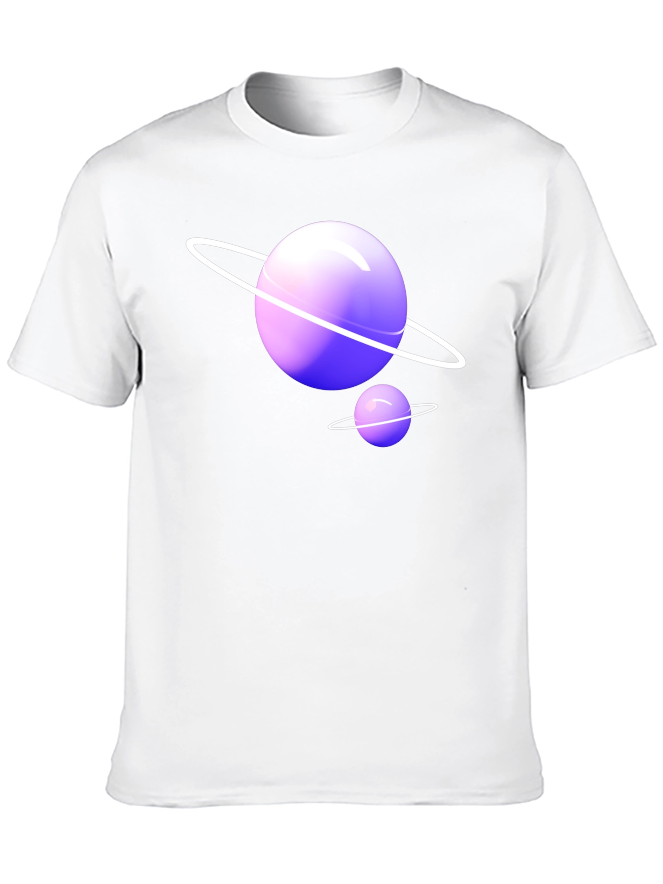 Planet Graphic T-Shirt - Trendy Black Tee