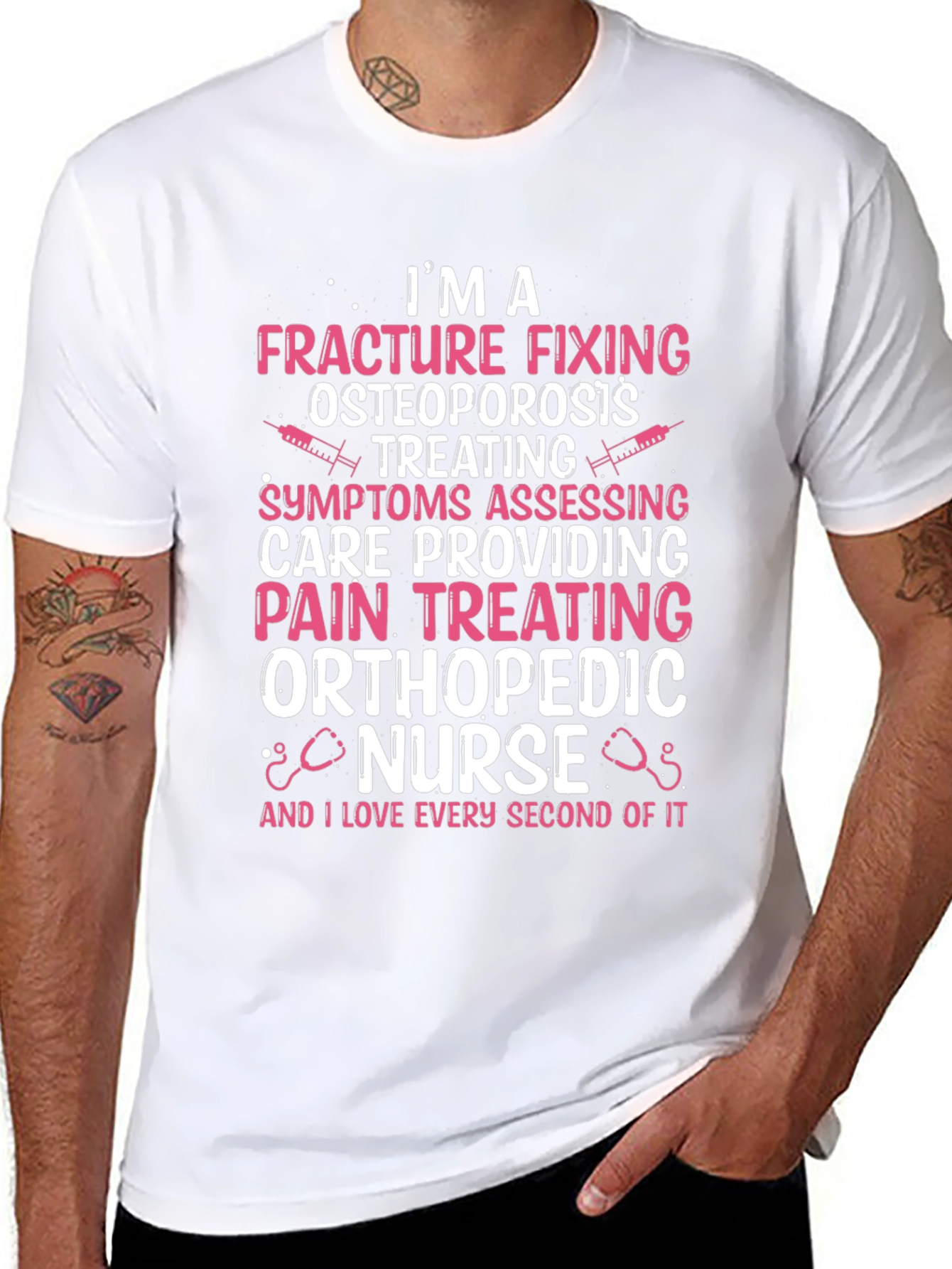 Orthopedic Nurse T-Shirt - Fracture Fixing Design
