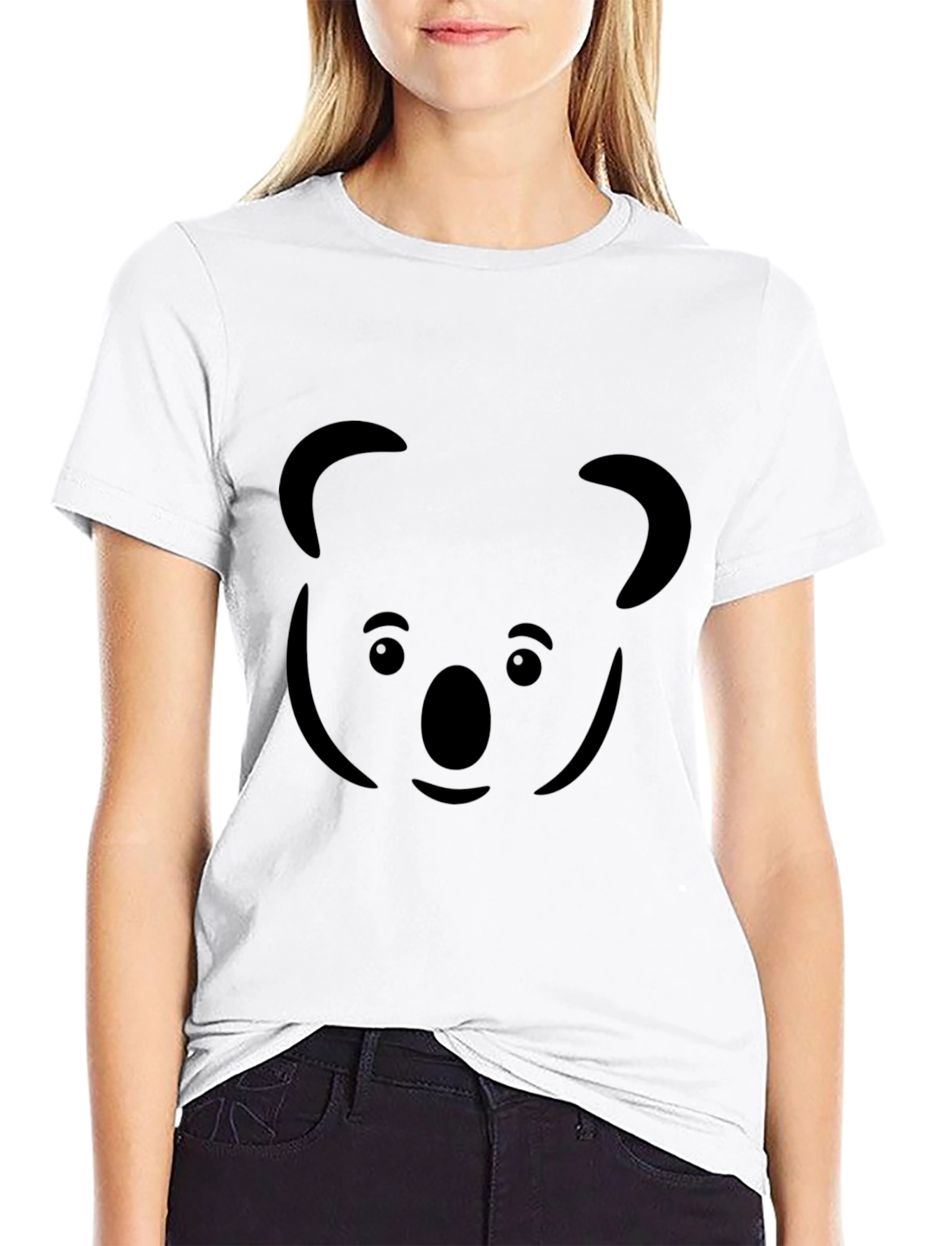 Black Koala Graphic Tee - Unisex Soft Cotton