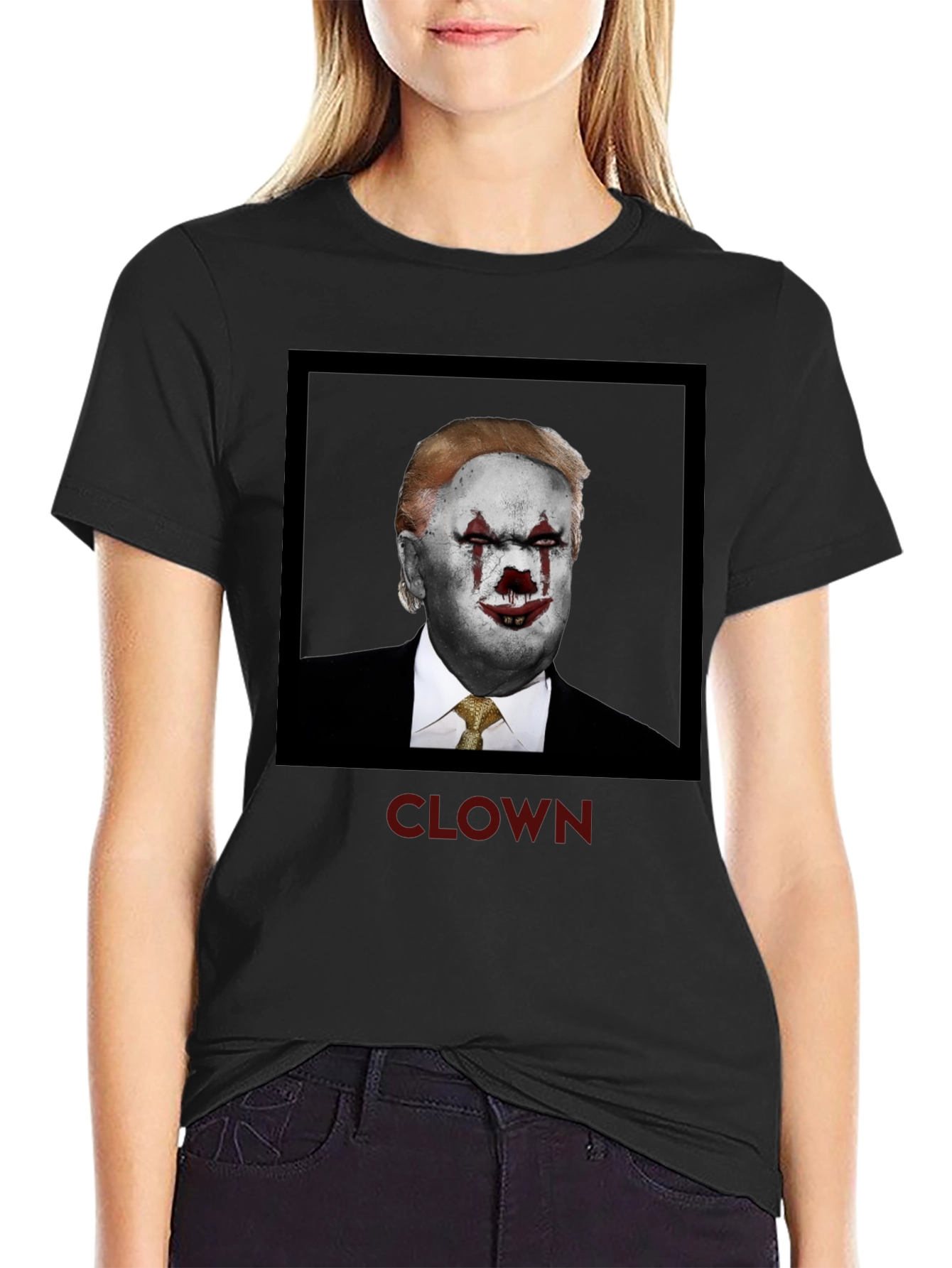 Trump Clown T-Shirt Political Satire Tee