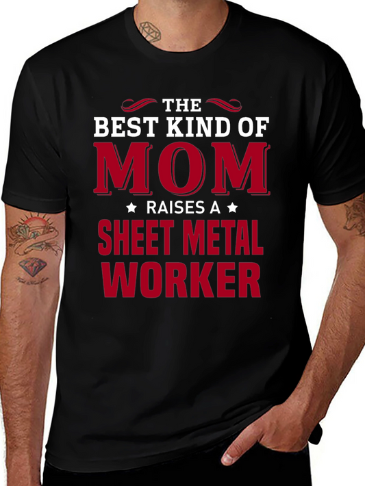 Best Kind of Mom Sheet Metal Worker Graphic Tee
