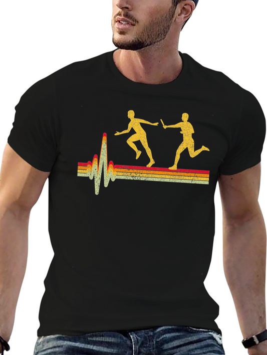 Relay Race Heartbeat Graphic Tee