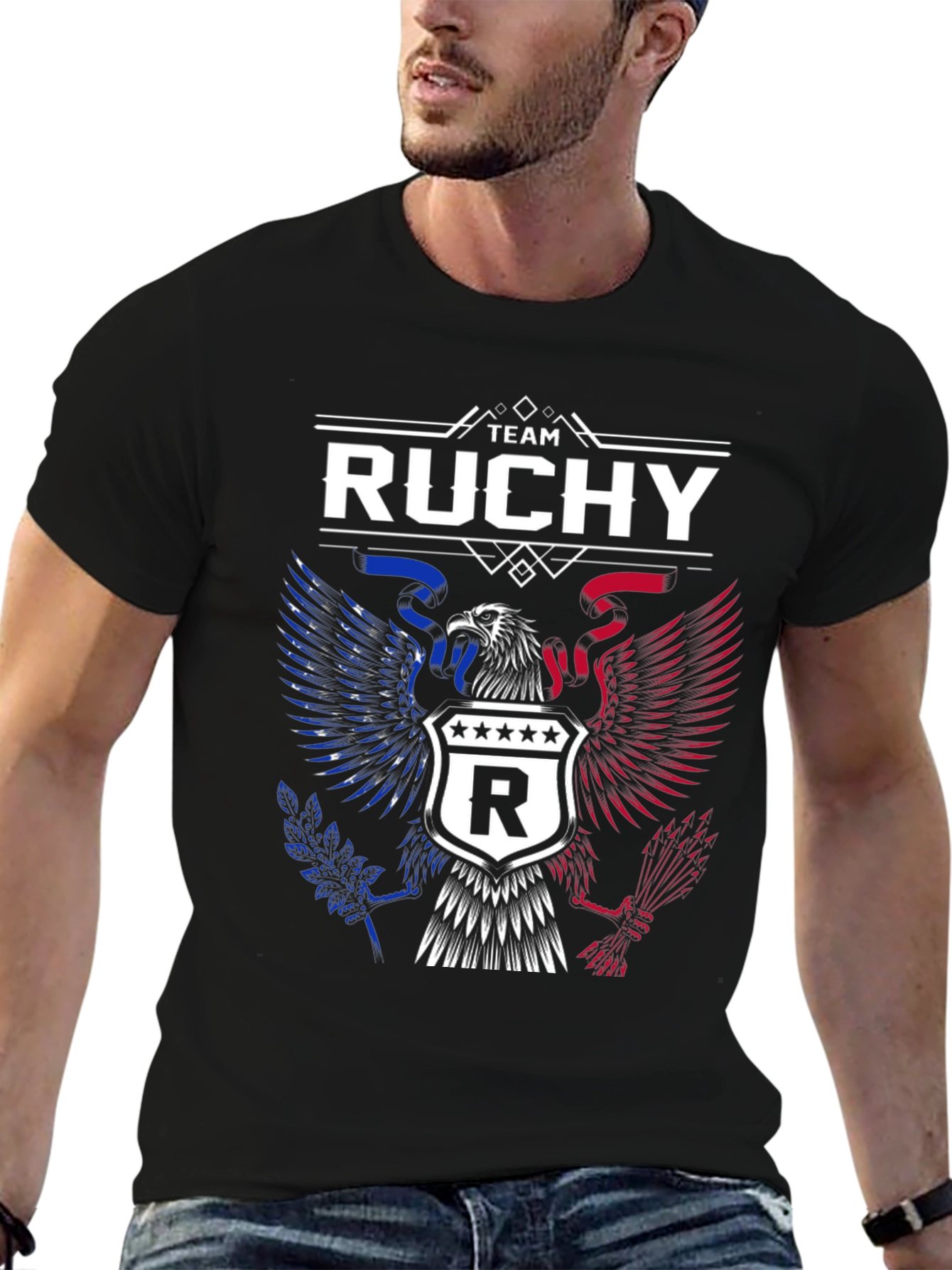 Team Ruchy Patriotic Eagle T-Shirt