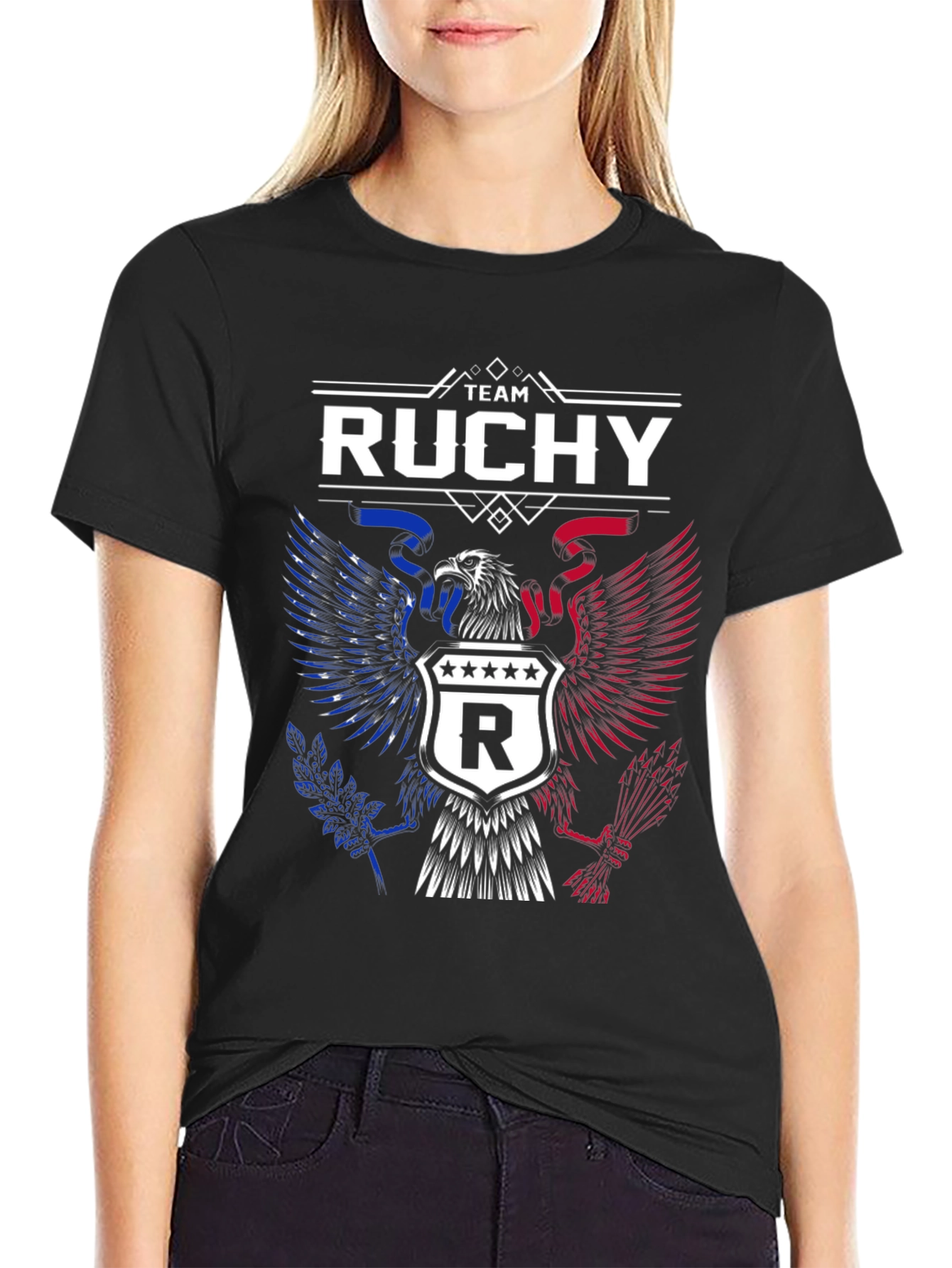 Team Ruchy Patriotic Eagle T-Shirt
