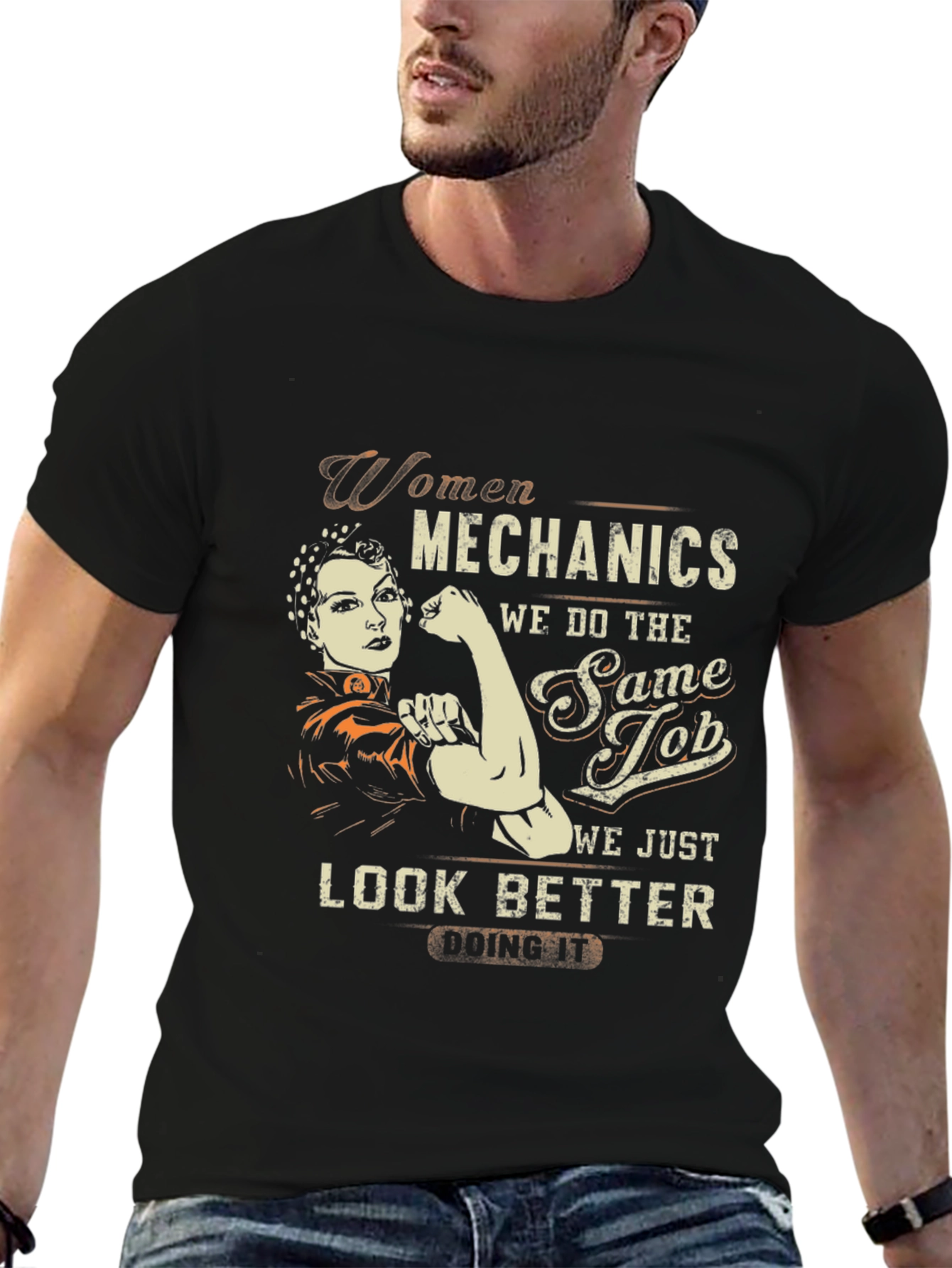 Women Mechanics T-Shirt - We Do The Same Job