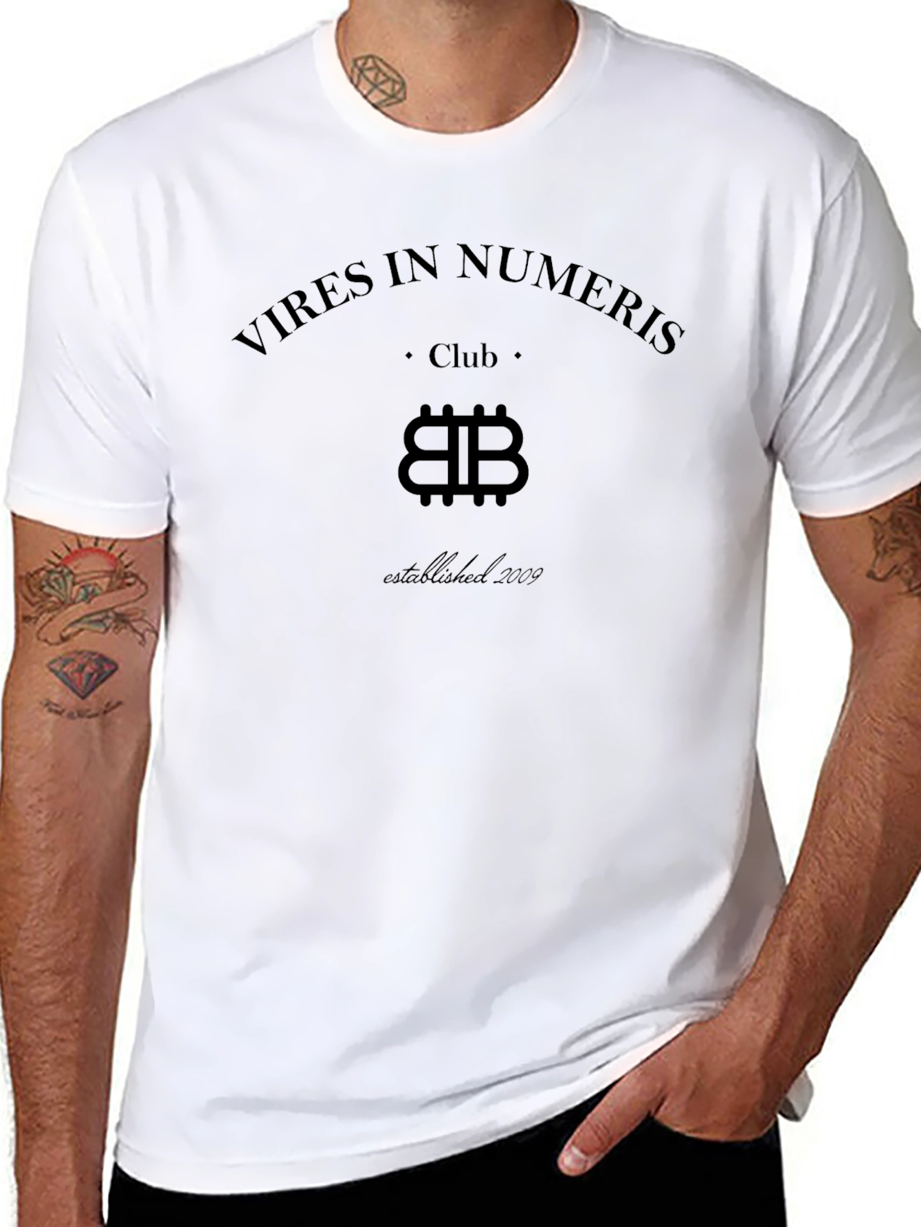 Vires in Numeris Club Black T-Shirt