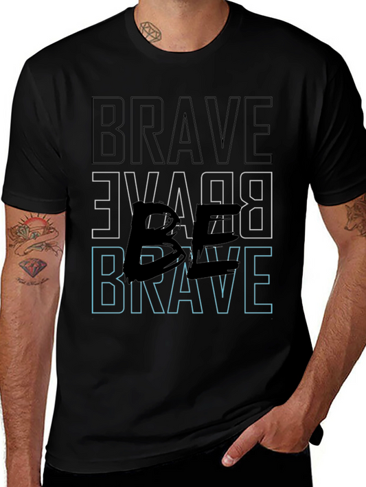 Brave Graphic Tee - Bold Black Print