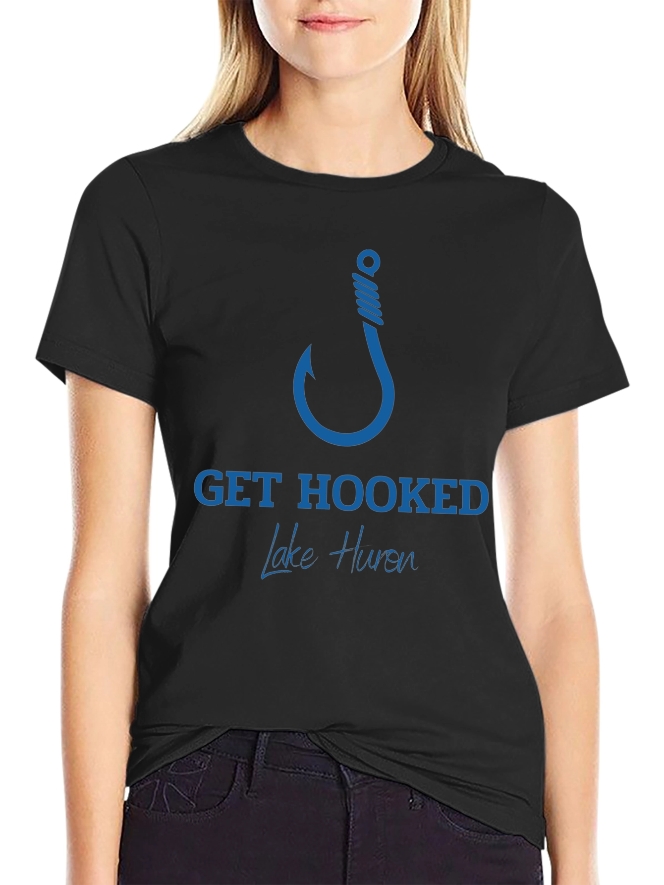 Get Hooked Lake Huron Graphic Tee