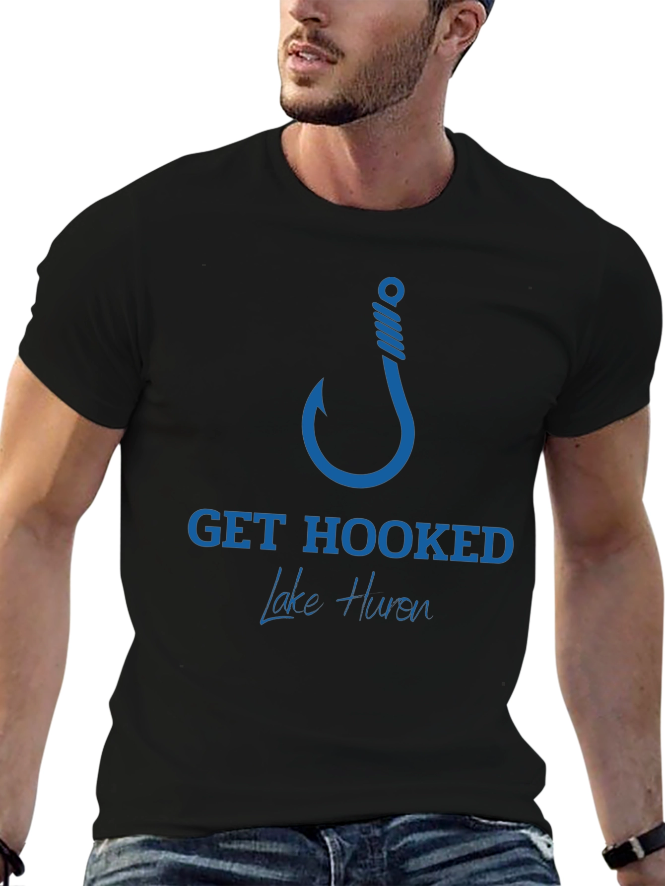 Get Hooked Lake Huron Graphic Tee