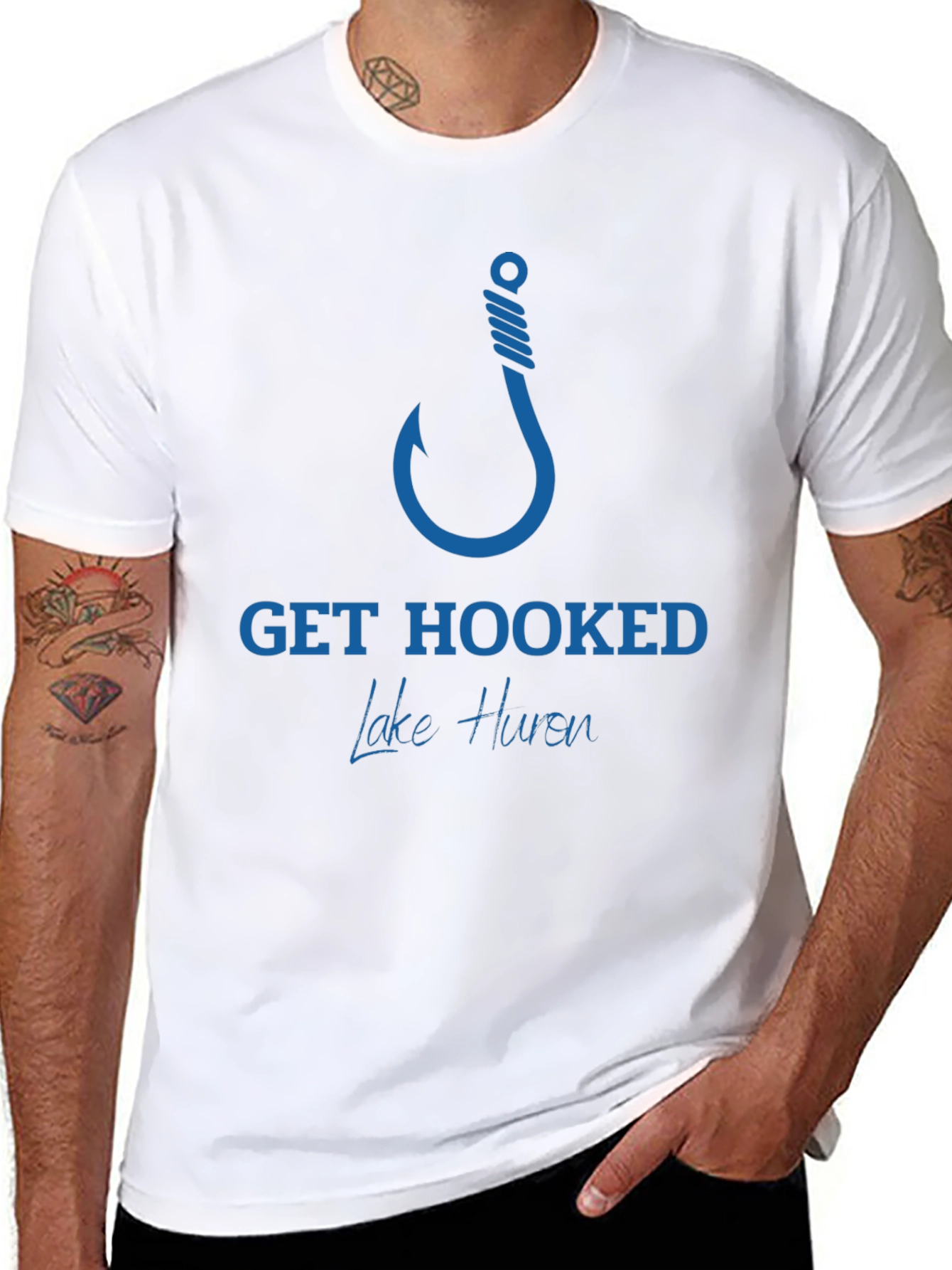 Get Hooked Lake Huron Graphic Tee