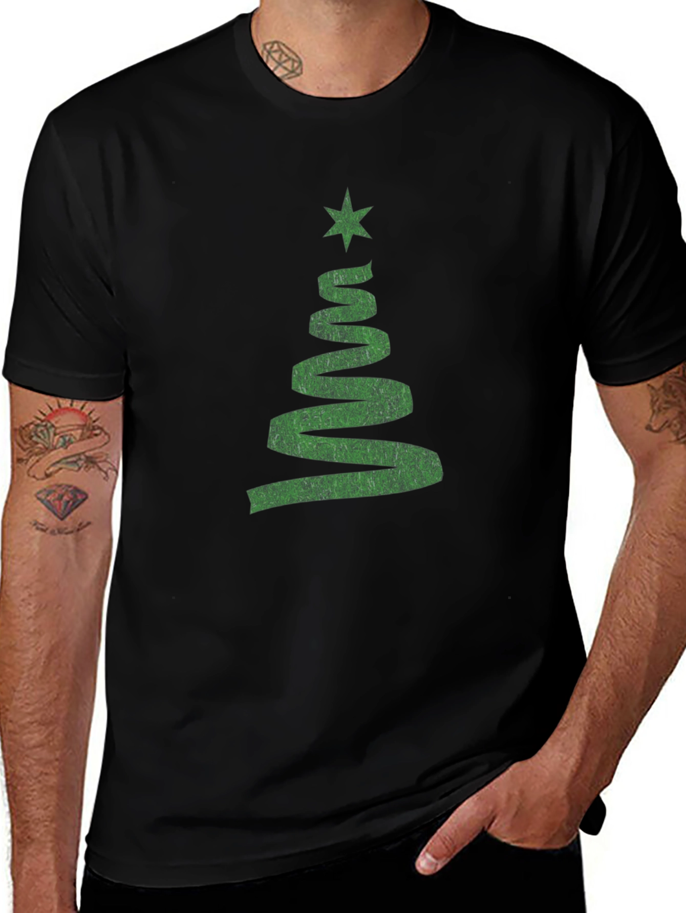 Holiday Green Tree Graphic Tee