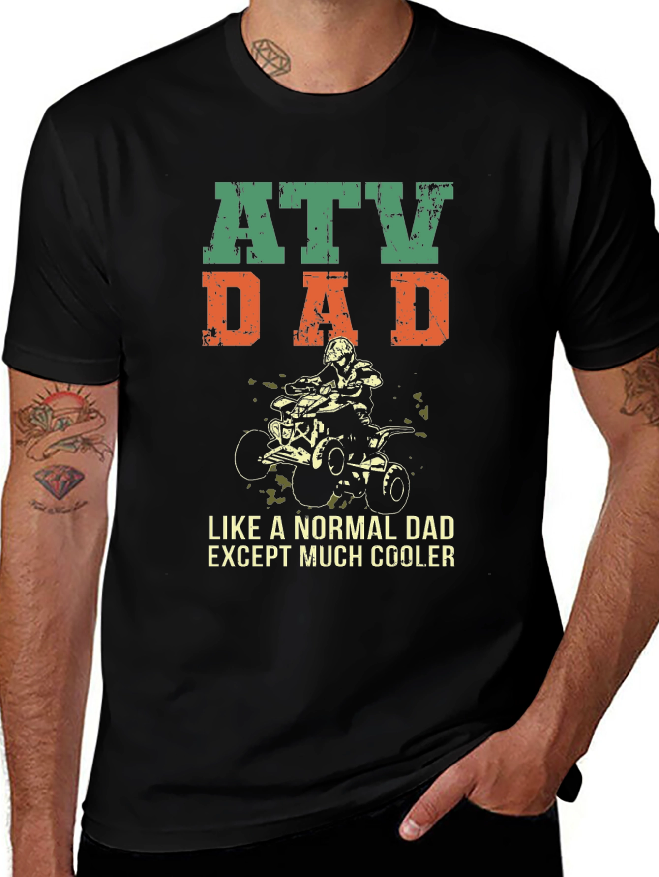 ATV Dad T-Shirt - Cool Fathers Day Gift
