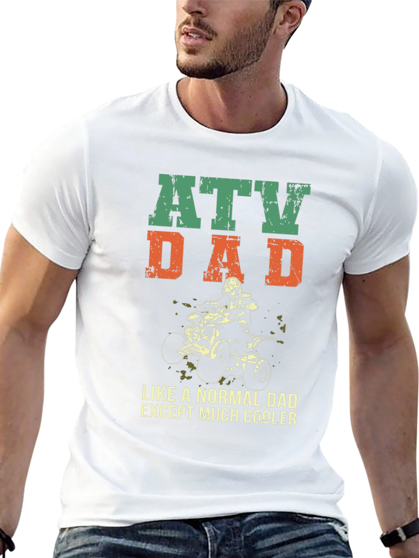 ATV Dad T-Shirt - Cool Fathers Day Gift
