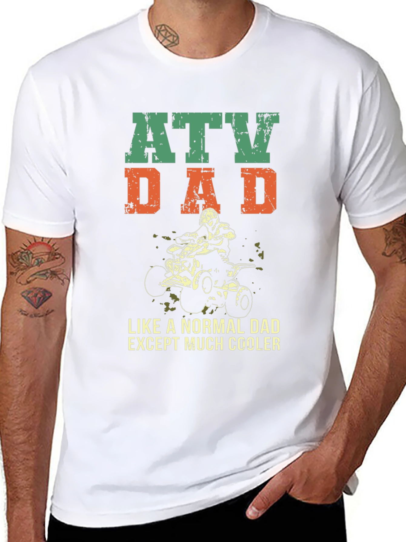 ATV Dad T-Shirt - Cool Fathers Day Gift