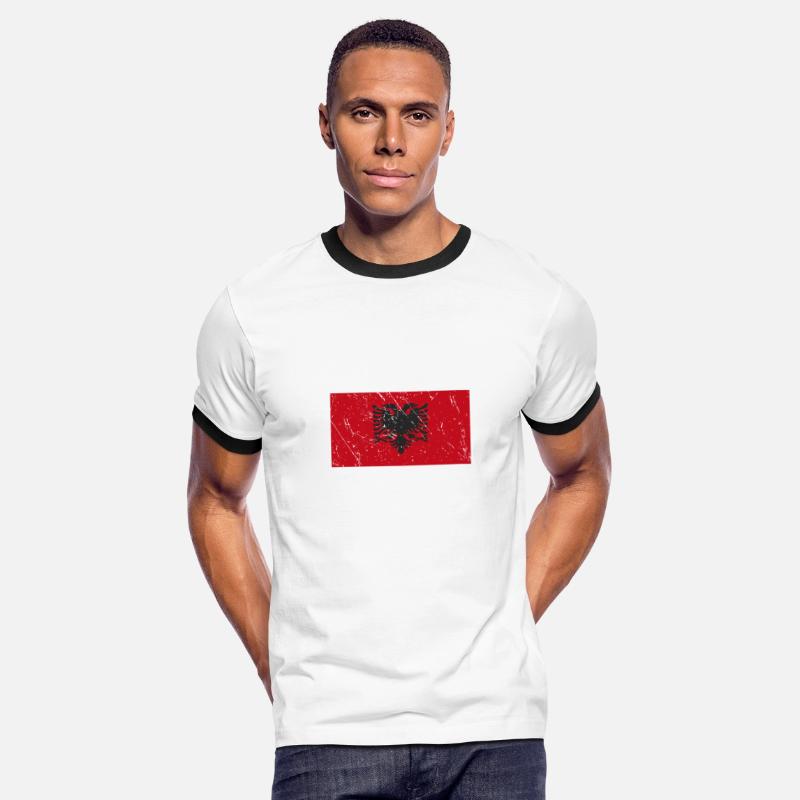 Half Albanian Is Better Than None National Flag Al