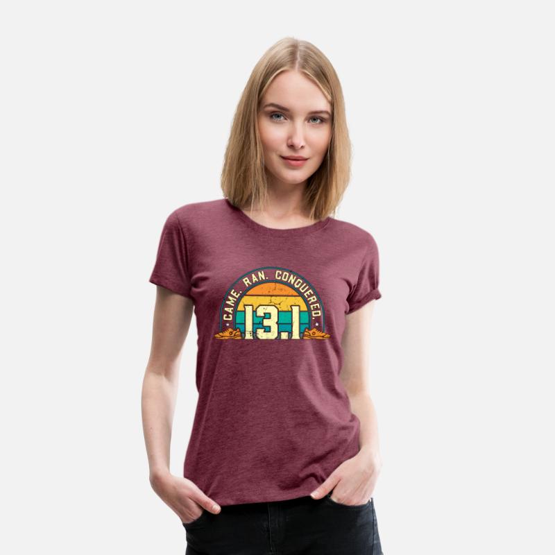Half Marathon 13.1 Came Run Retro Track And Field