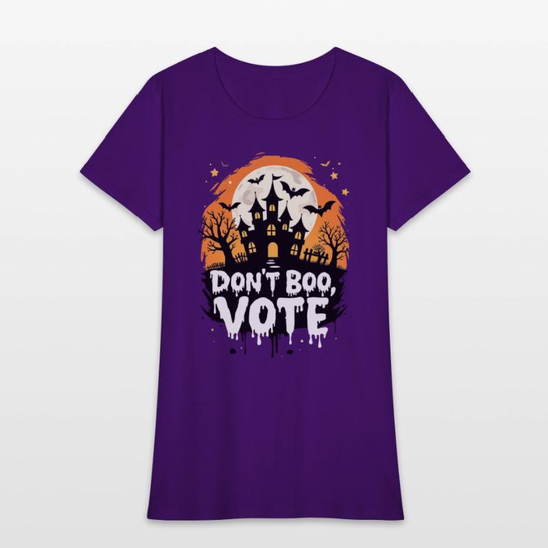 Halloween Voting Design - "Don't Boo, Vote"