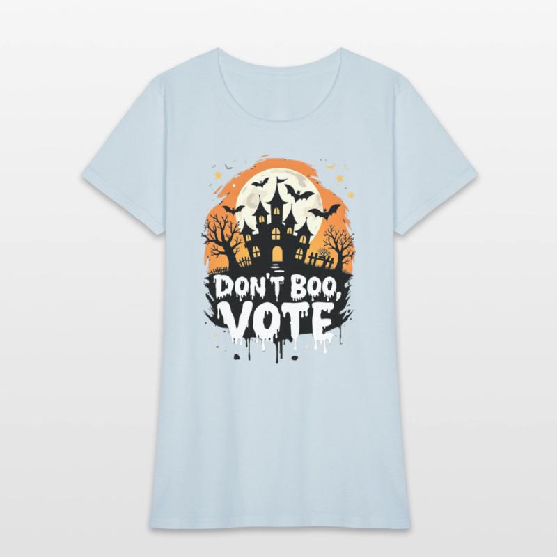 Halloween Voting Design - "Don't Boo, Vote"