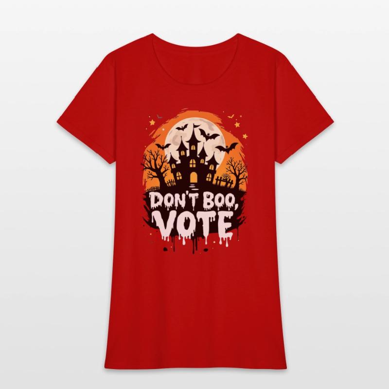Halloween Voting Design - "Don't Boo, Vote"