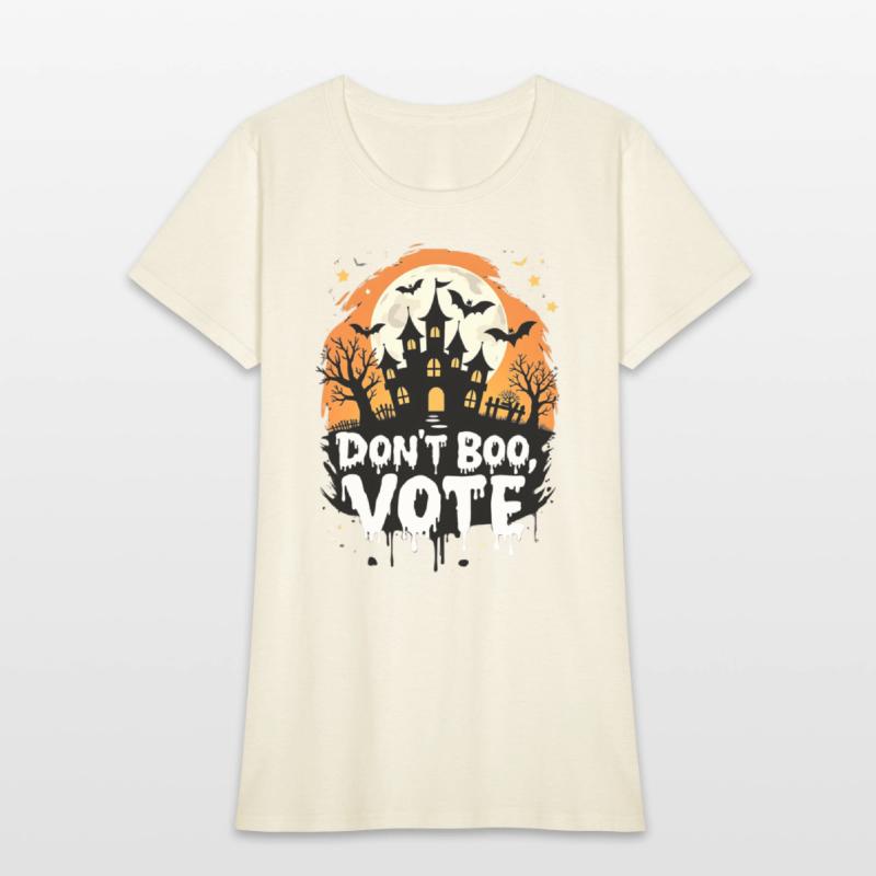 Halloween Voting Design - "Don't Boo, Vote"