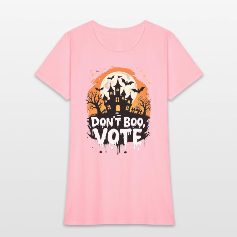 Halloween Voting Design - "Don't Boo, Vote"