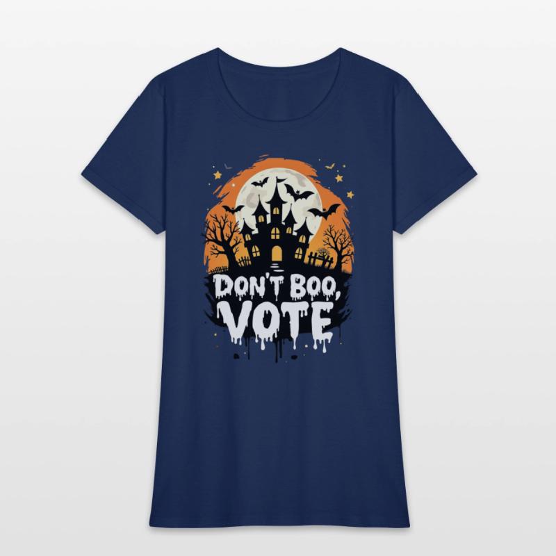 Halloween Voting Design - "Don't Boo, Vote"