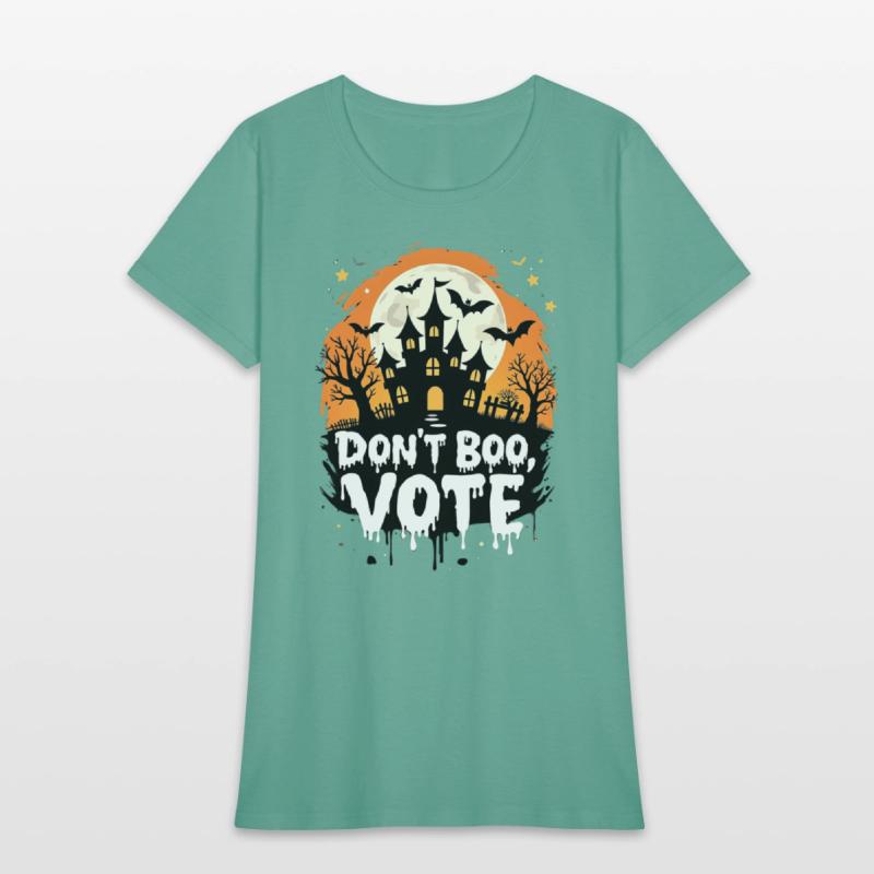 Halloween Voting Design - "Don't Boo, Vote"