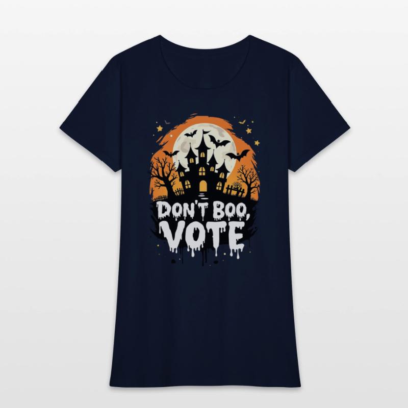 Halloween Voting Design - "Don't Boo, Vote"